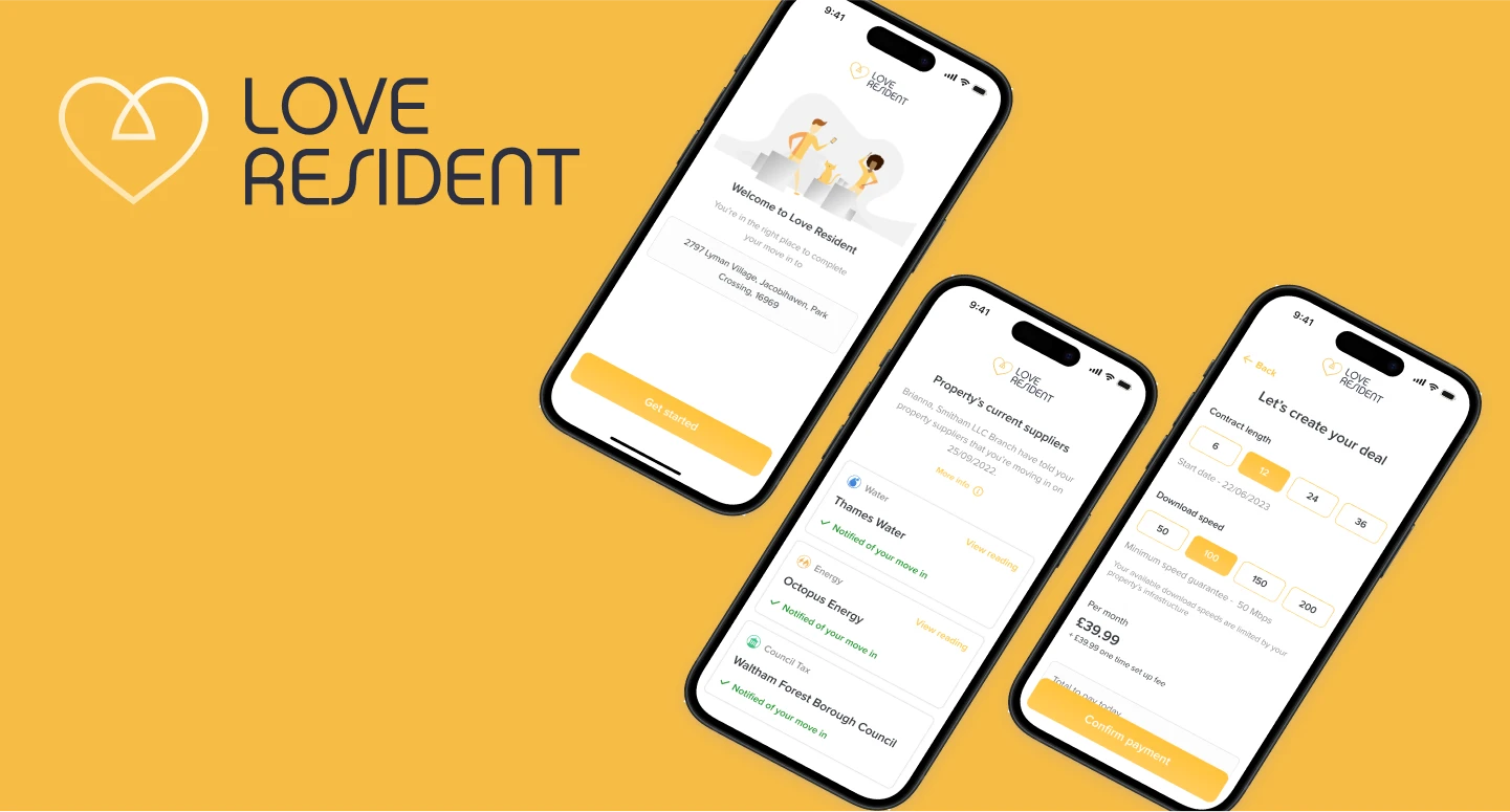 Love Resident Phone Mockups